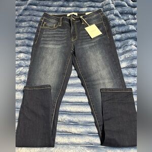 KanCan Women's Deep Indigo Skinny Jeans